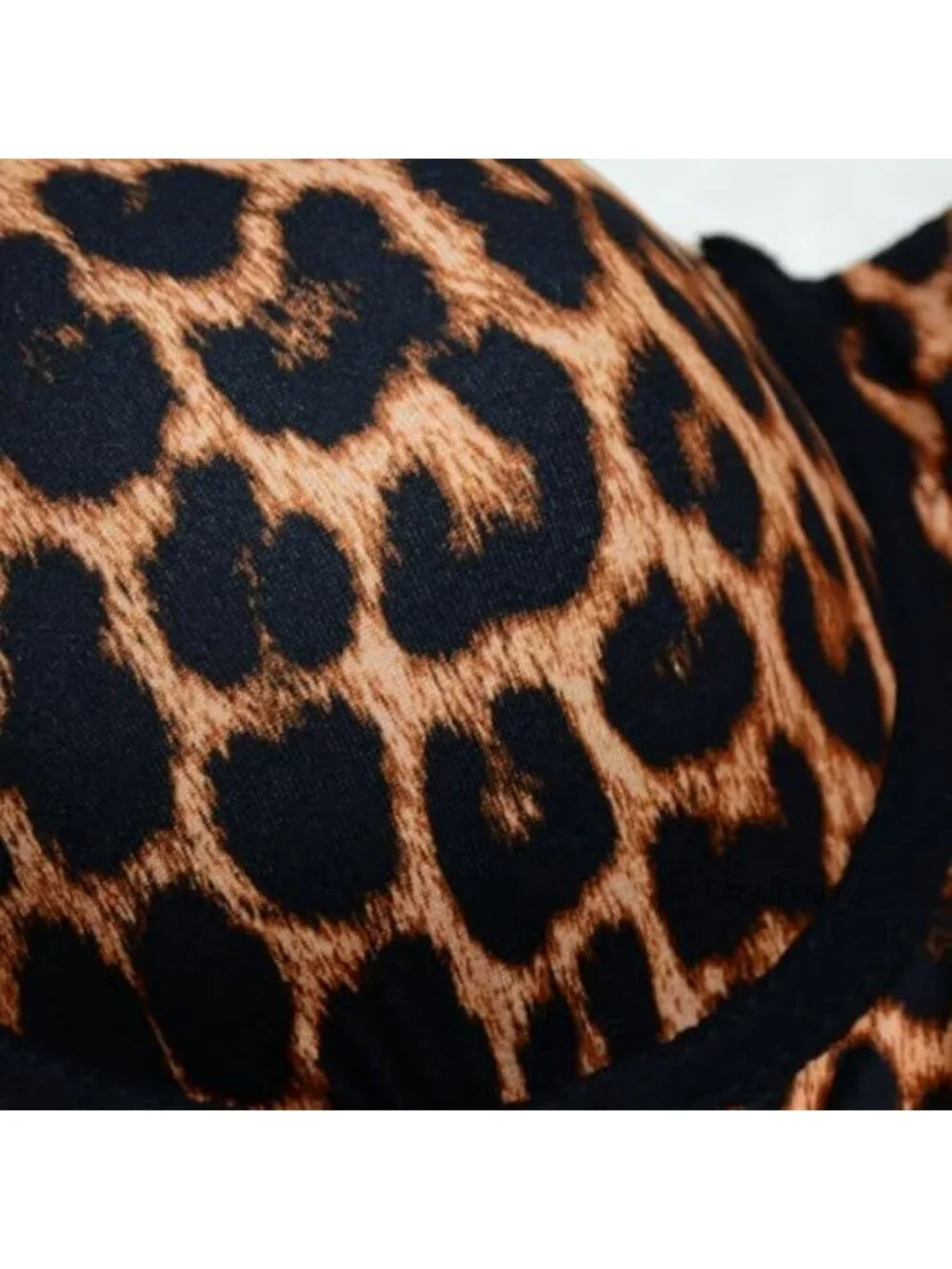 Corset Crop Top Sweetheart Neckline Leopard Print Bustier Sexy Sleeveless
